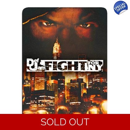 Def Jam Fight For NY Glitter Full Magnetic Back Magnet